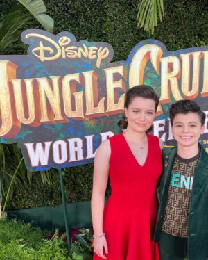 Dalila Bela Instagram - I had so much fun at the #junglecruise premier!!! The movie was stunning, and I can’t wait for you all to see it on July 30th!!! My youngest brother, @raphaelalejandro22, plays “Zaqueu” alongside @therock, #emilyblunt, #paulgiamatti, @jackwhitehall, @edgarramirez25, and #jesseplemons!!! 

Here are some BTS and red carpet pictures from the premier!!

Thank you @_dreadiaz_ for the gorgeous makeup!!
Thank you @thisisbabe for the beautiful hairstyle!!!