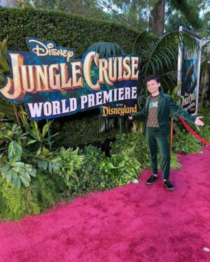 Dalila Bela Instagram - I had so much fun at the #junglecruise premier!!! The movie was stunning, and I can’t wait for you all to see it on July 30th!!! My youngest brother, @raphaelalejandro22, plays “Zaqueu” alongside @therock, #emilyblunt, #paulgiamatti, @jackwhitehall, @edgarramirez25, and #jesseplemons!!! 

Here are some BTS and red carpet pictures from the premier!!

Thank you @_dreadiaz_ for the gorgeous makeup!!
Thank you @thisisbabe for the beautiful hairstyle!!!