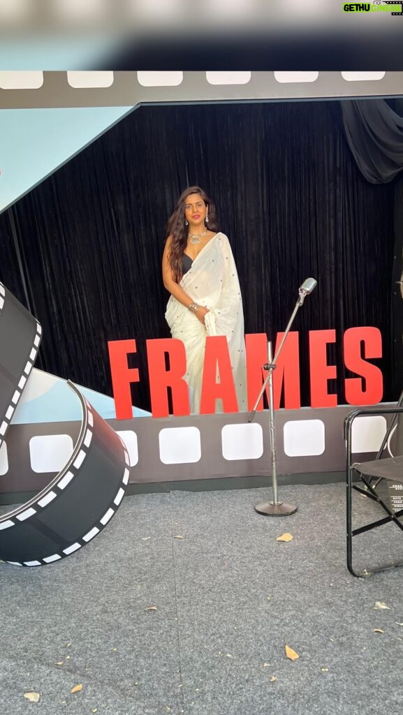 Dalljiet Kaur Instagram - Stepped out for a wonderful @ficci_frames event today and had an opportunity to learn a lot about the future of our entertainment industry. Honoured and humbled to have hosted their first event. . . . @iktaara_by_anindita thank you for matching my mood with the look.