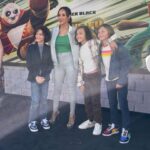 Dania Ramírez Instagram - Family fun at #KunfuPanda4Premier We LOVED it!! @mygaiaaether and #Hudson had the best time! #photodump