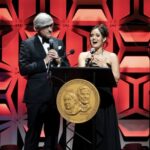 Danica McKellar Instagram - Happy 50th anniversary to @inventorshof! 🥂 (Tell me your favorite invention below! ⬇️) I was truly honored to host the National Inventors Hall of Fame Induction Ceremony on Thursday - with Mo Rocca this time - to celebrate brilliant minds behind some of the world's most groundbreaking inventions at "The Greatest Celebration of American Innovation." 🤗 . . Swipe through for pics and a video my husband took of me on stage 😋 - just a small sampling of the night. And a video I grabbed of amazing wheelchair-bound US Army veteran Rory Cooper ballroom dancing with his wife...💃👩‍🦽 and guess what? He just so happens to be the inventor of the lightweight wheelchairs (plus all sorts of adaptations he masterminded) that allows this kind of mobility - he began by building prototypes in his mom's auto repair shop when he returned from serving back in the early 1980's. 🤗🇺🇸 For more stories like this and also those of fellow inductees like Lynn Conway, Marjorie Stewart Joyner, and Lonnie Johnson (swipe for a pic of us!), check out invent.org. 🙌 . . From the youngest innovators (see slide with me & little Jalani on stage and then with his family at the after party!) to the most accomplished, it's inspiring to see how @inventorshof supports every step of the innovation journey. It was a privilege to help celebrate 50 amazing years of this nonprofit along with @uspto and to see the full circle of its impact, starting with invention education programs for kids like @CampInvention - which Jalani participated in last summer. 🥰 I encourage you to check out @inventorshof and @campinvention. 🔬 . . Now tell me, what's your favorite invention of all time?? Maybe something you use every day and maybe that we all take for granted? 😁 . . . #NIHF2023 #NIHF #NIHF50Years #Innovation #HallOfFame #InventionEducation #STEMEducation #CampInvention