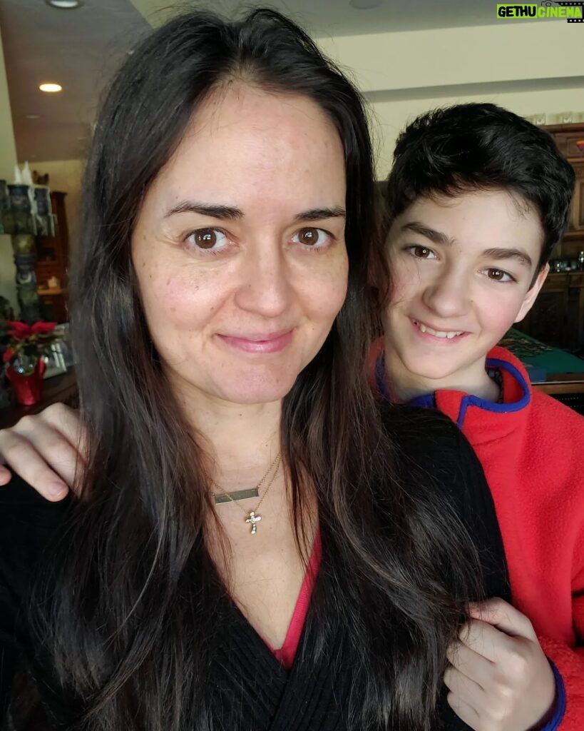 Danica McKellar Instagram - No makeup, no filter, just standing in front of a window taking a birthday selfie for you... and getting the best "interruption" ever. 🥰 #ThisIs49 #ilovebeingamommy . . Happy New Year, everyone!! Let's make it a year of renewed commitment to taking care of ourselves - lots of water, healthy food, moderate exercise - nothing crazy, just all the things we know are good to do. Because you know what? When we take care of our bodies, our bodies take care of us - including our mood! It's a great investment in ourselves - and you are worth the effort!! 🤗 (I'll be doing more yoga and stretching this year - it feels SOOO good and it so important for our bodies to function properly - link in my bio for my yoga DVD, "Daily Dose of Dharma." ❤️) . . On the spiritual side of things, continuing my faith journey, this year I'll be reading the Bible all the way through for the second time, using @thebiblerecap - it's not too late to join me, for anyone who's interested. 🙏 . . Sending you all the love in the world - Happy New Year! 🌟🎉