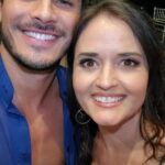Danica McKellar Instagram - Had a blast visiting @glebsavchenkoofficial at @dancingwiththestars this week and getting excited about our movie!! Catch us Saturday Oct 7th at 5pmPT/8pmET on @greatamericanfamily along with my awesome costar davidhaydnjones in our new movie #SwingIntoRomance ! 💃🕺🎬 And I'm excited to live tweet with you all! 🥰