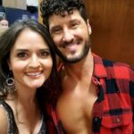 Danica McKellar Instagram - What a #TBT reunion it was at @dancingwiththestars this week - and brought back so many memories! My old partner @valentin - it was so great to see you again. Thank you for the intense training in our season (9 years ago!). My "new partner" @glebsavchenkoofficial - SO excited to show the world our movie #SwingIntoRomance this Saturday on @gactv ! 💃🕺 . . And so great to see @markballas (who danced with my dear friend @candacecbure in my season!) and his wife @bcjean - two of the most talented people!! . . Omg, @therealalfonsoribeiro - you are killing it as the host - I'm so friggin proud of you!! Loved catching up with old & new friends @mrsangelaribeiro1 @therealkateflannery & @tiacarrere , and sharing the whole experience with my son and my mom @mahailamckellar . . Thank you @deena_katz and everyone at DWTS for an awesome night and for making me feel like a part of the family after all these years! 💃🕺💖