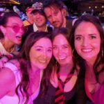 Danica McKellar Instagram - What an amazing 2000s-themed night! (Do you like the Elle Woods-inspired 2000s look I ended up going with? 😋) #DanceParty2EndALZ was magical in every way. SO many friends coming together from both @greatamericanfamily & @hallmarkchannel for an important cause, supporting @alzassociation. 💜 So many talented friends performed, and we raised $300K! Shout-out to founder @kimberlywilliamspaisley and powerhouse hosts @nikdeloach & @ashleywilliamsandcompany (how did we not get a pic together??). And what a treat to get a mini (comedy!) concert from the one and only @bradpaisley before the event. 🎸 . . Thank you to everyone who joined us in donating, and we can't wait for next year!! 💜 . . #alzheimers #2000sfashion #2000s #ElleWoods #legallyblonde 😁
