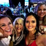 Danica McKellar Instagram - What an amazing 2000s-themed night! (Do you like the Elle Woods-inspired 2000s look I ended up going with? 😋) #DanceParty2EndALZ was magical in every way. SO many friends coming together from both @greatamericanfamily & @hallmarkchannel for an important cause, supporting @alzassociation. 💜 So many talented friends performed, and we raised $300K! Shout-out to founder @kimberlywilliamspaisley and powerhouse hosts @nikdeloach & @ashleywilliamsandcompany (how did we not get a pic together??). And what a treat to get a mini (comedy!) concert from the one and only @bradpaisley before the event. 🎸 . . Thank you to everyone who joined us in donating, and we can't wait for next year!! 💜 . . #alzheimers #2000sfashion #2000s #ElleWoods #legallyblonde 😁