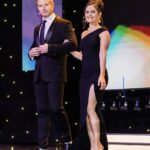 Danica McKellar Instagram - Oh hi, red carpet - it had been a minute! 🥰 What an incredible night - a beautiful red carpet and a @movieguide awards ceremony I was honored to co-host alongside @trevordonovan amidst our @greatamericanfamily ! Here's the lowdown on the pics: . . 1. Red carpet shot 2. Another red carpet shot 😅 3. Red carpet with my amazing husband! 4. Selfie w/@candacecbure 💕 5. Group shot with many actors and executives of @greatamericanfamily - including our CEO @billabbotthc! 🤗 6. Stepping onstage to host with @trevordonovan 7. Trevor was so much fun to host with! 8. Backstage shot with @MovieGuide owner @tedbaehr and legend @dennisquaid - who performed some awesome tunes! 🤗 9. Post-show laughs with my dear friend Lori Loughlin. 💕 . . I hope you'll join us one week from tonight - March 7th at 8pmET on @greatamericanfamily! 🍿🎬❤️