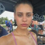 Daniela Melchior Instagram - Call me Captain Mel 🚤👩🏻‍✈️ Learning how to drive a speedboat for @roadhousemovie without being silly and cringe is basically impossible Thank you Bo for your patience 🤪 #roadhousemovie