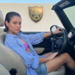 Daniela Melchior Instagram – Need a ride? Headed to the @roadhousemovie 💥