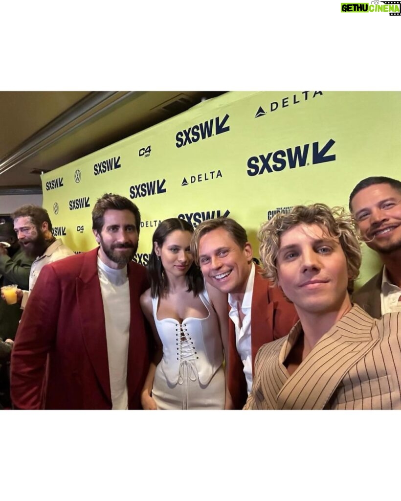 Daniela Melchior Instagram - A night to remember ✨ First time in Austin, first time in @sxsw for the premiere of @roadhousemovie 💥 Will never forget this atmosphere. Thank you everyone that was there, so grateful 🤍✨ #roadhousemovie 21 March on @primevideo Make up & hair @sarafonseca_makeup Wearing @monotofficial @aquazzura and @swarovski Styled by @nelly_goncalves @sergiomotasoares