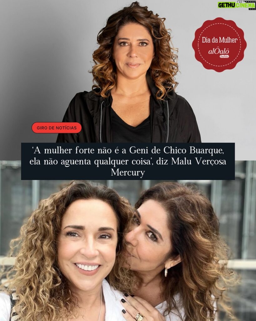 Daniela Mercury Instagram - A jornalista e empresária Malu Verçosa Mercury ( @maluvercosa ), 47 anos, nasceu em uma família de mulheres fortes, casou com uma mulher forte e têm três filhas que se inspiram nos exemplos das mães. Embora a sociedade celebre a força feminina, Malu pondera que é preciso repensar a forma como essa mulher é tratada. “Mulher forte sempre sofre, porque todo mundo acha que ela não precisa de nada. A sociedade precisa começar a observar e entender que a mulher forte não é a Geni de #ChicoBuarque, ela não aguenta qualquer coisa. Ser forte é também se manter no universo feminino do cuidado, de se permitir ser cuidada. Uso a terapia pra conseguir trabalhar isso”, disse a jornalista, enquanto se deslocava em Brasília, na última quinta-feira (7), ao lado de #DanielaMercury ( @danielamercury ). A agenda do dia incluiu visita ao #presidenteLula e a primeira-dama Janja. Além do amor que as une, se tem algo forte que faz parte do dia a dia das duas, é a luta por direitos. Seja por direitos humanos, direitos da comunidade LBGTBQIA , direito dos excluídos de um modo geral. “Costumo estar sempre do lado bom da força, eu e Daniela somos um casal que temos por afinidade a luta por direitos humanos”, declara. O casamento oficial, por exemplo, era uma formalidade que fizeram questão de oficializar, como um ato político. Malu olha para a própria família, majoritariamente feminina, e também encontra muita inspiração. Apesar de grande, teve um momento que Malu e Daniela já quiseram vê-la ainda maior. “Já tinha começado o processo de congelamento de óvulos. Seguimos nesse processo depois que casamos. Mesmo depois de já ter adotado as meninas, cheguei a fazer algumas tentativas, mas não deu certo. Tínhamos a expectativa de ter mais um bebê na família e quase chegamos a adotar gêmeos (dois meninos), com 2 meses”, conta a empresária. Em meio às tentativas, veio o fantasma da Zika e elas repensaram a decisão. “Na pandemia refletimos bastante e começamos a ver que o bebê teria uma idade muito distante da mais nova, e não vimos mais sentido de ter mais um bebê”, diz Malu. Leia a matéria completa no Alô Alô Bahia - link na bio ou Stories. 📸: Célia Santos #AloAloBahia