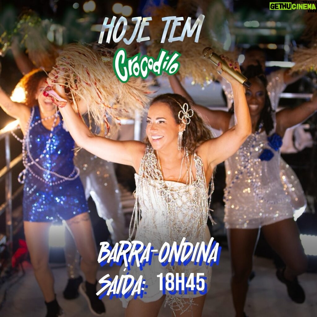 Daniela Mercury Instagram - Alô Crocooooo!!!! 🐊🐊 Tá chegando a hora, vamos matar essa saudade. #CarnavaldaRainha #DanielaMercury #BlocoCrocodilo