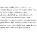 Daniela Nicolás Instagram - Cambiemos la forma en la que cada persona se ve a sí misma. Vivir con una enfermedad crónica no me define como persona. Les dejé este mensajito hoy desde el fondo de mi corazón, espero que les ayude ♥️