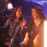 Daniela Romo Instagram - 🥰✨ Cuando grabamos el videoclip de Recordar es vivir @tlnovelas_tv @angelicavaleoriginal #DanielaRomo #AngélicaVale #tbt #juevesretro #Tlnovelas #Videoclip #detrásdecámaras #Mexico #cdmx #Recuerdos #recordar #recordaresvivivir