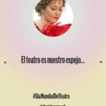 Daniela Romo Instagram - #DíaMundialDelTeatro 🎭✨ El teatro es nuestro espejo... El teatro es refugio de nuestras emociones, de nuestras risas, de nuestras lágrimas, de nuestras reflexiones. El teatro es MAGIA✨Que no crean sólo actores con un texto, un director y un productor. Realizadores, escenógrafos, ingenieros de sonido, vestuario, ambientación, pintores, maquillaje, peluqueros, iluminadores, un sinfín de personas trabajan para crear instantes,recrear problemáticas, cuestionar, engendrar ilusiones, regalar música que nos acompaña, que nos conforta, que nos obsequia una actitud 🙌 El teatro VIVE Y NOS HACE VIVIR‼️ Del caos nacen las ideas. Estamos aquí para abrazarte, para abrazarnos, conectarnos,compartir, para continuar viviendo y soñando✨ El teatro hay que vivirlo...expresión de las almas... Y AQUÍ ESTAMOS✨TE ESPERAMOS‼️ Daniela Romo #DanielaRomo #Teatro #HelloDolly #VictorVictoria #Cabaret #Producción #TinaGalindo #TeatrodelosInsurgentes #cabaretmexico #díadelteatro #Gracias #Mexico #quevivaelteatro #teatro