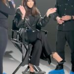 Daniella Rahme Instagram - While on set📸 Swipe through the stills and watch the video. Can you guess which song I’m singing? Drop your guesses in the comments! 🎶💖 #DaniellaRahme #دانييلا_رحمة