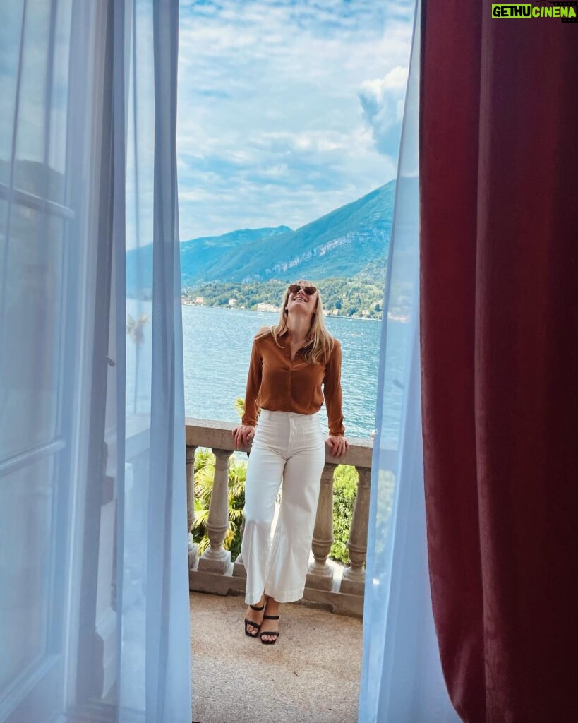 Danielle Savre Instagram - Taking in that #lakecomo ☀️ I have barely posted this summer but I’ll try to do my best to retroactively post a few of my favorite memories. ❤️#betterlatethanever