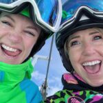 Danielle Savre Instagram - Epic besties trip!!!! 🏂 #girlstrip #snowbunnies❄🐰 #easterweekend❤️