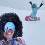 Danielle Savre Instagram - Epic besties trip!!!! 🏂 #girlstrip #snowbunnies❄🐰 #easterweekend❤️