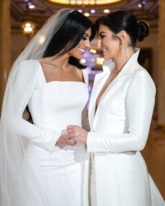 Daria Berenato Instagram - 02/10/24. The Berenato’s 💍🖤 …………. There isn’t words that can describe the magic of this past weekend. The love, the laughs, the happiness was surreal and a true dream come true for us both. The list of thank yous is very very long… but to the following people we appreciate you more than you could know! A special thank you to @reveledeventsdesign Yasemin you are the most incredible wedding planner out there, and now a great friend thank you 🖤 And thank you @karensabagofficial for making me and Toni the most incredible outfits (mine last minute in 3 days) !!! I’m obsessed! Venue- @thelegacycastle Dress/Suit- @karensabagofficial Rings/Jewelry- @happyjewelers Wedding Planner @reveledeventsdesign Hair- @senadakxo Makeup- @lauren_damelio Photo- @alykuler_photography Content Creator- @sobridalsocial Florals - @premiereventsbyreema Video- @knottyartstudio DJ- @ljdjs @thecolumbiainn @boardcrazyco @people @darianmarie_mua @mariamenounos @minidonutsnyc VIEW FULL WEDDING ALBUM LINK IN MY BIO @people