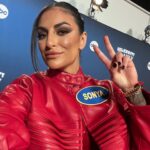 Daria Berenato Instagram - But the question is …Did we win? Did the WWE girls beat the WWE boys? Comment below and let me know what you guys think 🤔 @familyfeudabc