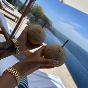 Daria Berenato Instagram - Iconic honeymoon adventure may have come to an end but life with you @fit_toniberenato is just beginning 🐒🏝️🥥 ☀️