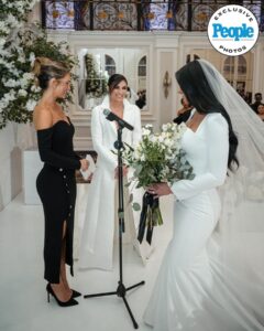 Daria Berenato Instagram - Daria Berenato and Toni Cassano have officially tied the knot! 💍 The WWE star and her fitness model fiancée said “I do” on Feb. 10 at The Legacy Castle in New Jersey — a sprawling venue that the brides joke was ironically quite big for their “intimate” ceremony — surrounded by 140 of their closest family and friends. And get this— the ceremony was officiated by Maria Menounos! Tap our bio link to learn all about their beautiful union. | 📷 : @alykuler_photography