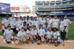 Dascha Polanco Instagram - Coming together at the Yankee Stadium and all for the kids; Thank you for having me. 💙 

@pitcchinfdn
@cc_sabathia
@ambersabathia

#pif #pitcchin #foundation #nonprofit #giveback #donate #yankees #baseball #auction #silentauction #win #prize