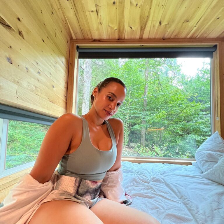 Dascha Polanco Instagram - In the magic of whispering trees..#naturecalls #ismellgood