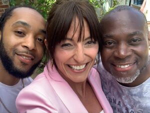 Davina McCall Instagram - 🥹🥹 These people ❤️❤️❤️❤️ .. I ❤️ them SO much 💔💔 Such a tough decision for the kids ??! Thank u Clayton and Caroline , ( always thought you’d make quite a good couple actually) Christian and Karli .. for looking after each other , and being u ❤️ 
See u later for more !! #MyMumYourDad #MyMumYourDadUK