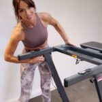 Davina McCall Instagram – #ad back to it!! 💪👟 …. this treadmill is SO easy to set up. can tuck it right under ur bed.. fab for saving space 🙌 from my new range at @argos x argos.co.uk