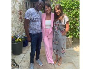 Davina McCall Instagram - 🥹🥹 These people ❤️❤️❤️❤️ .. I ❤️ them SO much 💔💔 Such a tough decision for the kids ??! Thank u Clayton and Caroline , ( always thought you’d make quite a good couple actually) Christian and Karli .. for looking after each other , and being u ❤️ See u later for more !! #MyMumYourDad #MyMumYourDadUK
