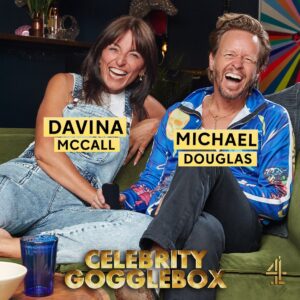 Davina McCall Instagram - Welcome to the #CelebrityGogglebox family, @davinamccall and @mdlondon! 🤩

Friday, 10pm @Channel4 📺👀⭐️🙌