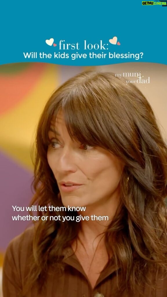 Davina McCall Instagram - First Look: It’s time for the kids to face their biggest decision yet! Stream the final episode now on ITVX, or join us on ITV1 and STV at the slightly later time of 10pm 💛 P.s. If you’ve already watched, no spoilers in the comments please 🫶🏼 #MyMumYourDad #MyMumYourDadUK