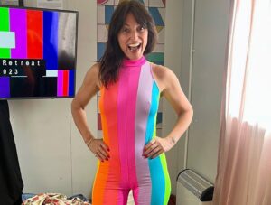 Davina McCall Instagram - Happy pride to all my amazing friends … past and present … who have enriched my life in the most amazing way … from back in the day in clubland  to gay gods gift, ( yes you Bob on 4 😉) .. and to all my friends finding the courage to be their true selves and life their true lives . My first ever club was a gay club it was EPIC …. Vive la différence … love you , in the photos are “maur vallence, barbie superstar, and Andy ! “ at “quiet storm “ and “Billion dollar babes “ two epic clubs I was lucky enough to be part of … good times