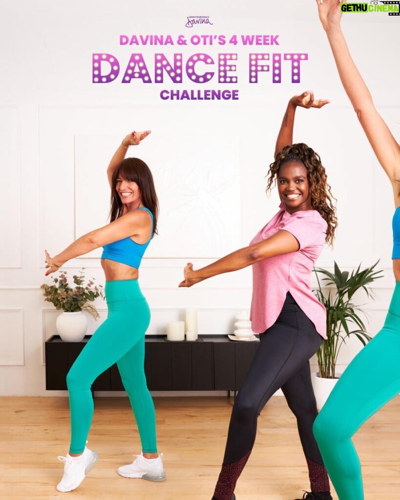 Davina McCall Instagram - omg .. I ❤️ u so much @otimabuse x If u haven’t joined in with our Dance Fit challenge yet on @ownyourgoaldavina go to ownyourgoalsdavina.com/davina and let’s Cha Cha Cha !!💃🪩 #ownyourgoalsdavina #oygdavina #dancefitchallenge #septemberfitness #septemberweightloss #dancechallenge