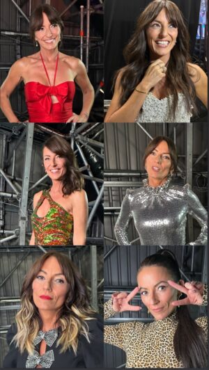 Davina McCall Instagram - The final of the @maskedsingeruk and as per usual, I’ve been at work @davinamccall hair is super simple tonight, a blow, dry! I get so many people saying “her hair looks best when you just blow dry it.” so here it is. 😅😅 it’s been a fantastic series to work on, it was filmed in October last year and hopefully they’ll be another series to film later this year, where I might get to use the secret wig!  Enjoy the show tonight. Hope you enjoyed the weekly reels, they’ve been great fun to put together. Thanks for all the views and comments 🩷🩷🎉🎉💚💚❤️❤️ Davina was styled by @abigailrosewhite go see her for all clothes details and make up by @cherylphelpsgardiner  Have a great evening ⭐️⭐️⭐️💥🎯