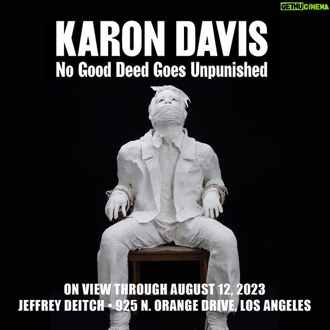 Debbie Allen Instagram - LA! This exhibit is not to be missed! “No Good Deed Goes Unpunished” by @KaronDavis is an Eye-Opening Must See! View through August 12th at 925 North Orange Drive, Los Angeles, CA. #SupportTheArts