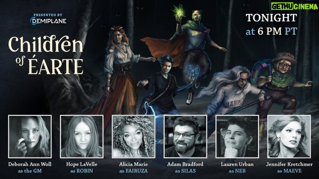 Deborah Ann Woll Instagram - A new episode of Children of Earte is LIVE tonight! Join us, won't you on www.twitch.tv/demiplanerpg ⁠ ⁠ #rpg #dnd #D&D #demiplane #liveplay⁠ #dungeonmaster #dnd5e #tabletopgames #ttrpg #dungeonsanddragons #tabletoprpg