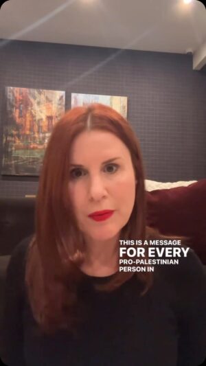 Debra Messing Instagram - THANK YOU @elicalebon. I have long admired your activism and have learned so much from you. 

Thank you for seeing us. 

#elicalebon #iranianactivism #jewishhate