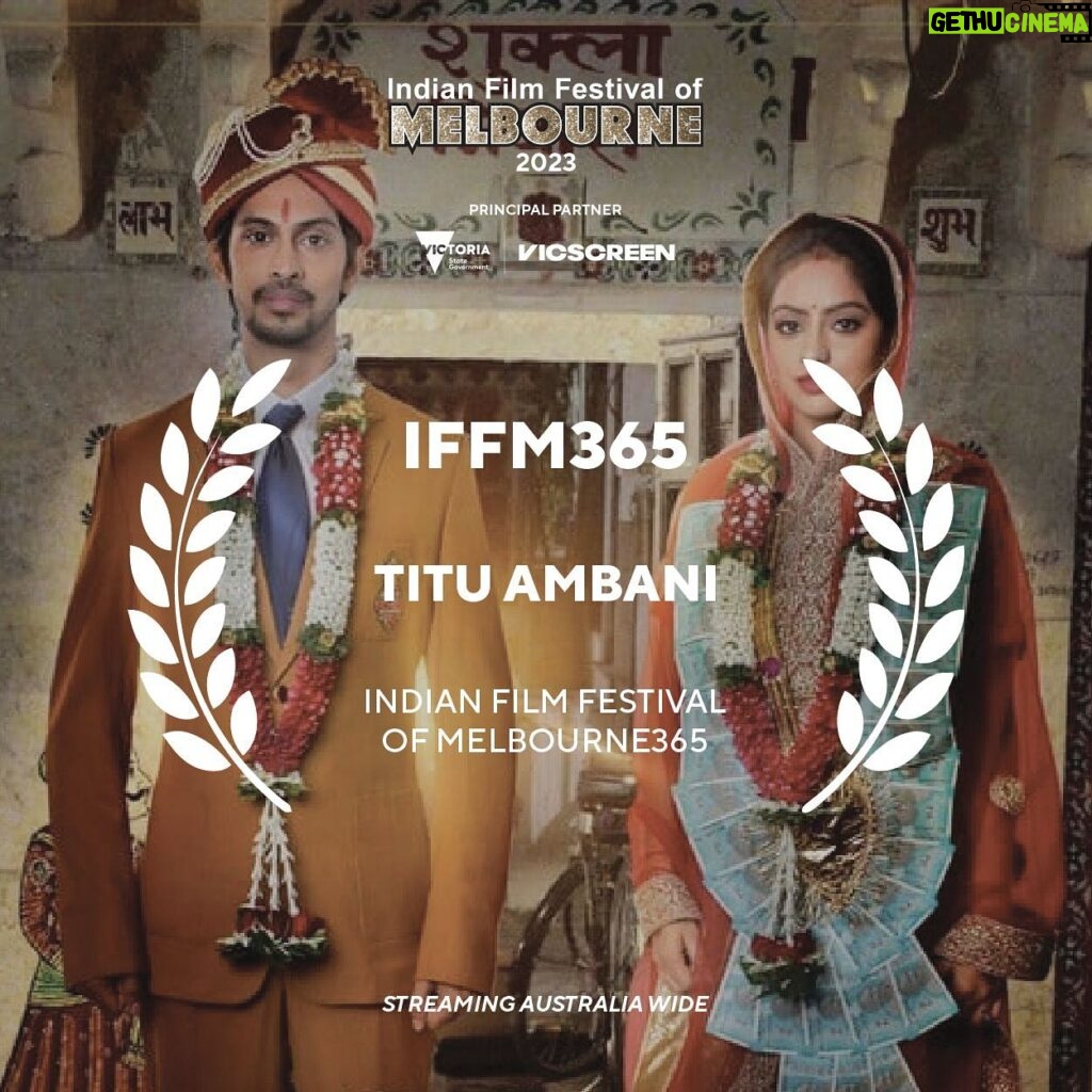 Deepika Singh Instagram - Delighted to share with you all that our film #Tituambani is selected in Indian Film Festival of Melbourne. Really a Proud moment for us 🤞. @iffmelbourne @rohitraj.goyal @tushar.pandey @dinesh_kumar1812 @samtasagar @virendrasaxenna07 @raghubir_y @sapnasand22 @ishwarshunya @iamtanusuneja @pritamjaiswal @bijjugkalaa #film #IFFM365 #Tituambani #director #rohitrajgoyal #tusharpandey #deepikasingh