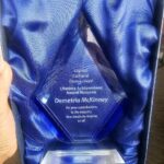 Demetria McKinney Instagram - I had the pleasure of not only attending @aaronavontjohnson #LightsCameraConnection Awards event but also being one of the people honored! I received a #aLifetimeAchievementAward and a #PresidentialLifetimeAchievementAward signed by @JoeBiden and @KamalaHarris ! It was a great night, and I had so many friends and family there in #support! One of the highlights was bringing @cviro4real on stage with me! Please forgive my nerves on stage.But I was trying my best not to cry! Lol! My kid has been my #dayone and continues to help me succeed and grow daily. It's rare to get your #flowers while breath is in your body. And a lot of times, you may not know people are watching you hustle... but stay the course! Be encouraged. Know without doubt that what's for you will find you.... you just gotta stay ready and open. Thank you again, Aaron!