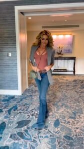 Denise Richards Instagram - Walking into meeting the fab 3…..