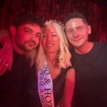 Denise Van Outen Instagram - ⭐️SURPRISE⭐️early 50th birthday party @bungabungaldn. My best friend @tamara71 organised a birthday bash inviting my family and closest friends. I was so shocked! I had no idea at all and I’m so grateful to her because I had the BEST time. Tamara you are one in a million and I love you so much. Thank you Thank you 🙏 ❤️to all the gang who came and surprised me, Love you all (reel to follow) ⭐️. Massive thanks to @bungabungaldn for making it so special. Love ya @charliegilkes @inception_group 🫶🏼 @thegourmetcakecompany for the most incredible cake (reel to follow) you are so talented and an all round brilliant woman 🫶🏼. @brett_d_cove for capturing special moments 📸. Last slide is my mum doing her ‘Kathy wiv a K” RAP in the Bunga talent contest Bringing the house down! Mum you are hilarious 🤣(77 yrs old, bloody legend, love you mum) . My actual birthday is the end of the month but I will be out of the country. Next stop🎉🇩🇪