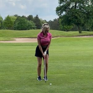 Denise Van Outen Instagram - Always a favourite in my golfing calendar @mike_tindall12 @tindallgolf @thebelfryhotelandresort with my partner in Gfore crime @jadetowns ⛳️😜. Charity pro am supporting @cureparkinsons @hambofoundation 🫶🏼 (Zara, love ya! ❤️legend 😘)