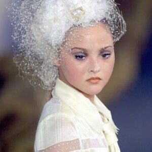 Devon Aoki Instagram - He was gentle, not at all like people assume. He would hold your hand, ask your opinion, was always curious about what you were wearing, he was generous and would shower you with gifts and laugh at your jokes. Not one bland statement could ever be uttered from his lips. He was lightning quick.  Once we became friends, he showed me poetry like works by Alan Seegar and I sent him my own poems by fax.  He introduced me to the work of Brancusi and we shot a story where I became a Brancusi sculpture.  He communicated by fax and preferred to write hand written letters, beautiful words and drawings on his signature paper.  After the show, I ended up traveling to his home in Biarritz to shoot the campaign. It was countryside and we were joined by a horse and a goat that were best friends and roamed the property with us.  I saw Karl’s reflection on the glass as we shot the campaign and he made it into one of the photos which I will post once I find it.  I will miss him so much—he will always be so special to me....and I am grateful for all the times that I became his bride, that he took my hand on the runway or let me sit at his side during fittings, the times that I stayed at his place in Paris and he would come into to the room after a long day to give me a squeeze.  Those days I will never forget and will always cherish.  I will miss you KL.  Sending love and prayers to all who loved him.  Xo