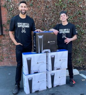 Dhar Mann Instagram - So you see... we’re not just telling stories, we’re changing lives! I collabed with @fazerug on a new video to help spread awareness about bullying! All profit from our limited edition merch is going to Stomp Out Bullying, a non-profit dedicated to erasing bullying and helping school culture.

Update: Our merch is now sold out and the PS5 giveaway is now closed! The winners are:
🎁 @lunavl.0318 
🎁 @mihalymankovics 
🎁 @howlatthemoon1996 
🎁 @itsqueniemarie 
🎁 @pratiksha_maharaj