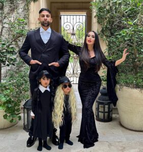 Dhar Mann Instagram - The Addams Family 🖤🎃