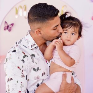 Dhar Mann Instagram - Happy 1st birthday to my beautiful girl @ella.rose! I can’t believe how quickly you’re growing up. I get sad thinking about how you won’t be holding my hand forever, but then I feel better knowing that at least you’ll always be holding my heart 💗 Please know that your mommy and daddy love you so much! No matter what you decide to do in life we will always support you and be so proud of you baby girl. You’re the greatest blessing @laurag_143 and I could’ve ever prayed for🙏🏽👶🏻
-
P.S. if you want to see her 1st birthday party vlog the link is in my bio!