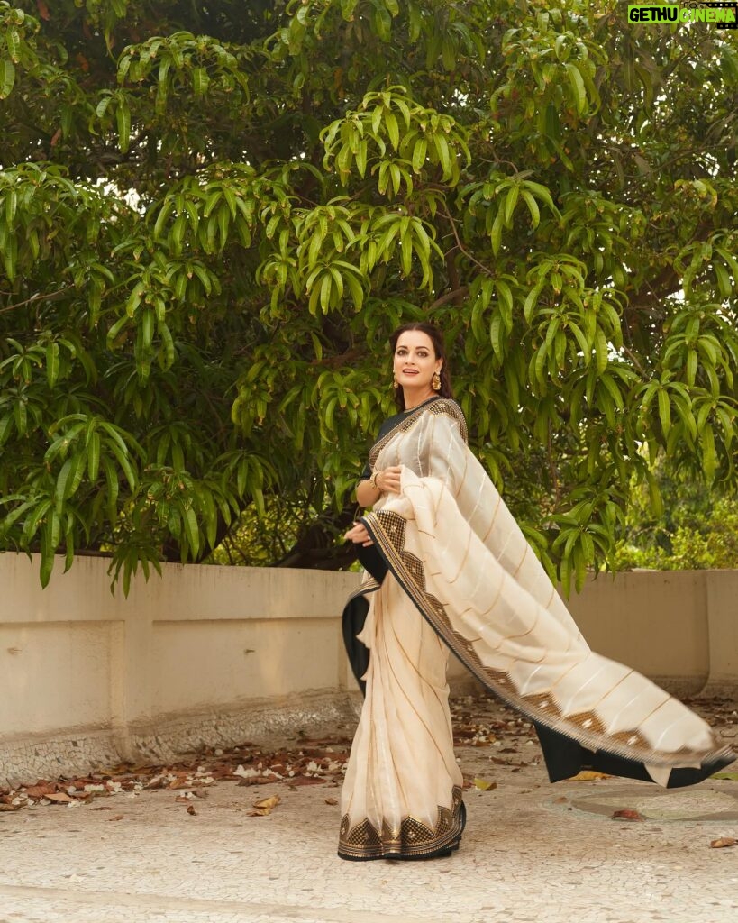 Dia Mirza Instagram - Inside / Outside 🐯🥭✨ Saree Courtesy - @priyalprakashhouseofdesign Jewellery Courtesy - @mayasanghavijewels Styled by @theiatekchandaney Hair by @vithikajaiswal Make Up by me Photos @shivamguptaphotography Managed by @exceedentertainment @shruti8711 #HandMadeInIndia #VocalForLocal #MadeInIndia